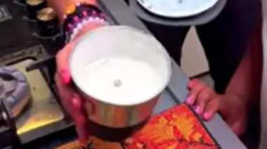 Creamy Raj Bhog ice cream with nuts and cardamom 2